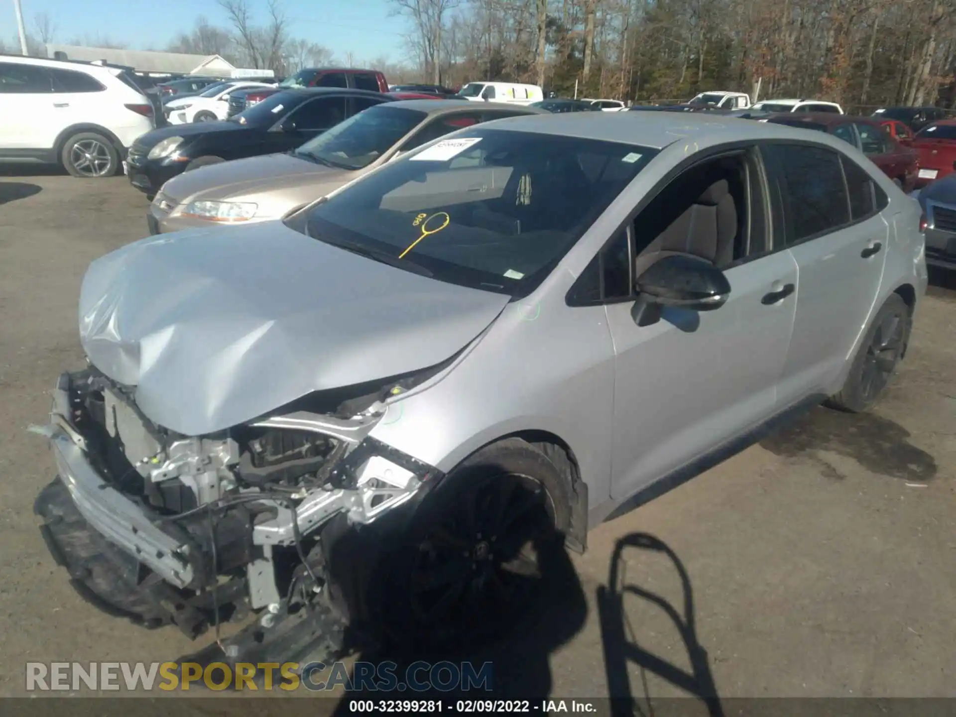 2 Photograph of a damaged car 5YFS4RCE1LP034452 TOYOTA COROLLA 2020