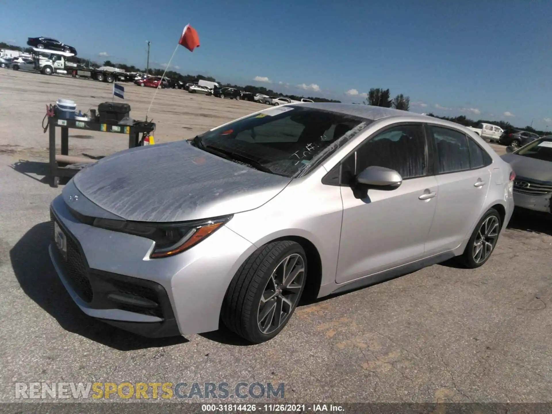 2 Photograph of a damaged car 5YFS4RCE1LP035956 TOYOTA COROLLA 2020