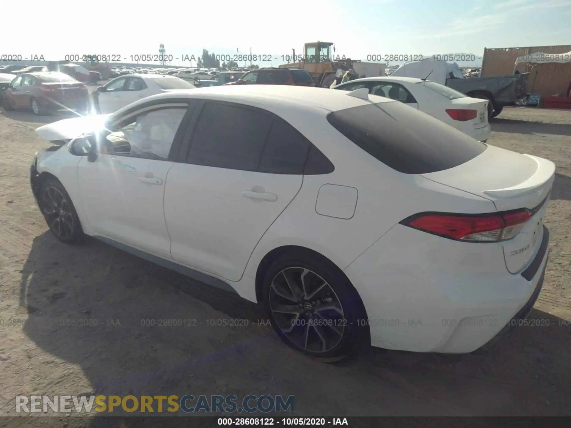 3 Photograph of a damaged car 5YFS4RCE1LP036055 TOYOTA COROLLA 2020