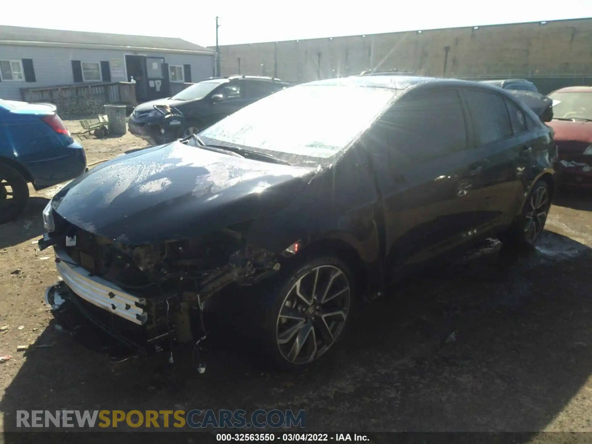 2 fotografías del automóvil dañado 5YFS4RCE1LP044415 TOYOTA COROLLA 2020