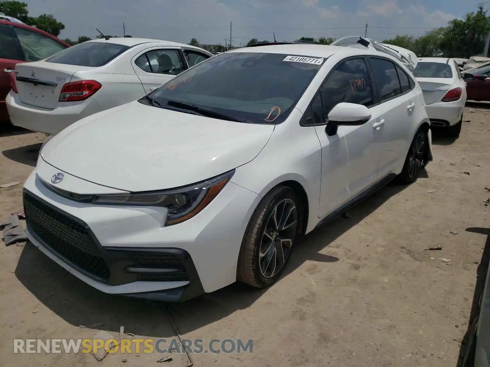 2 Photograph of a damaged car 5YFS4RCE1LP048920 TOYOTA COROLLA 2020