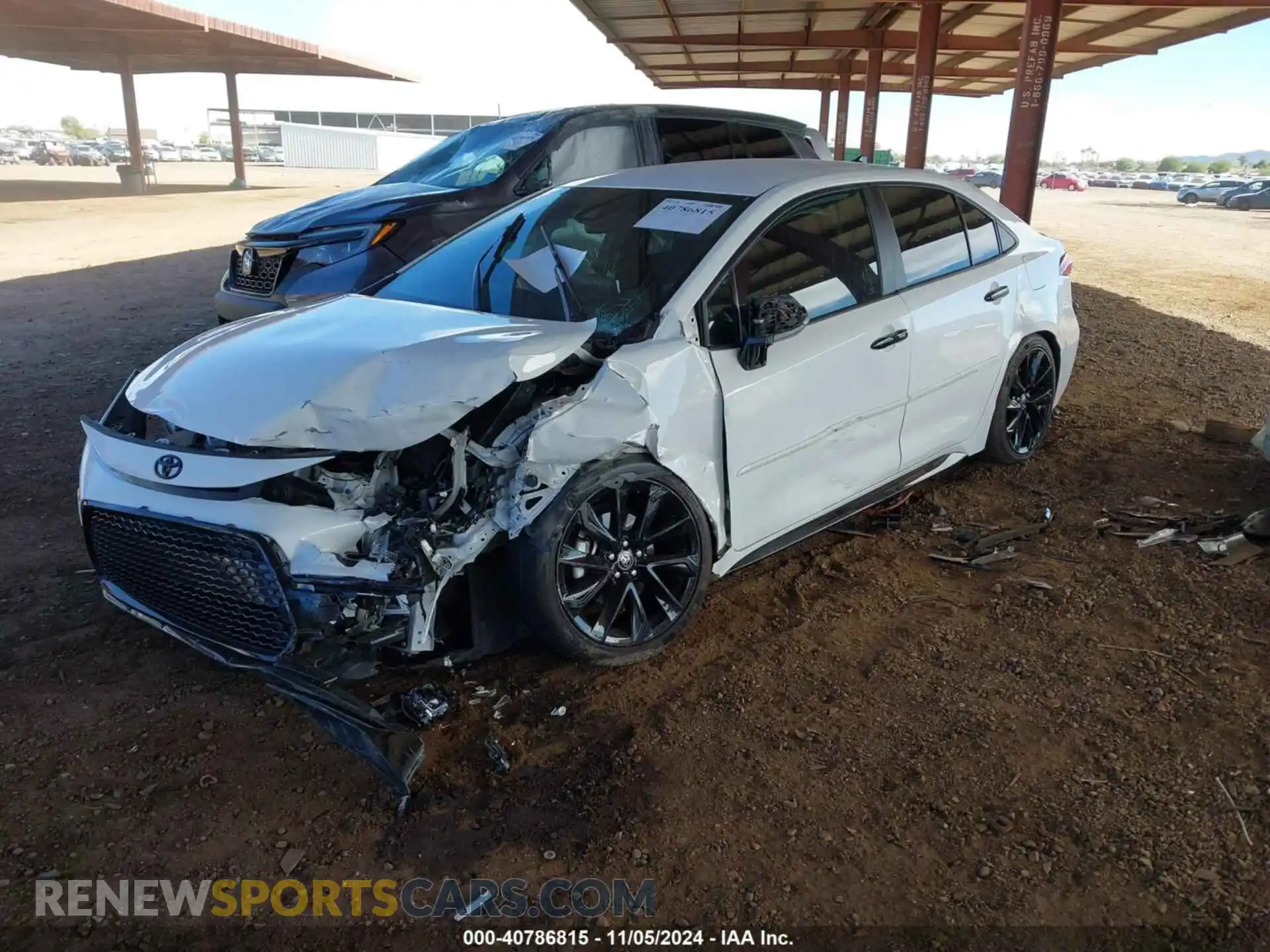 2 fotografías del automóvil dañado 5YFS4RCE1LP049789 TOYOTA COROLLA 2020