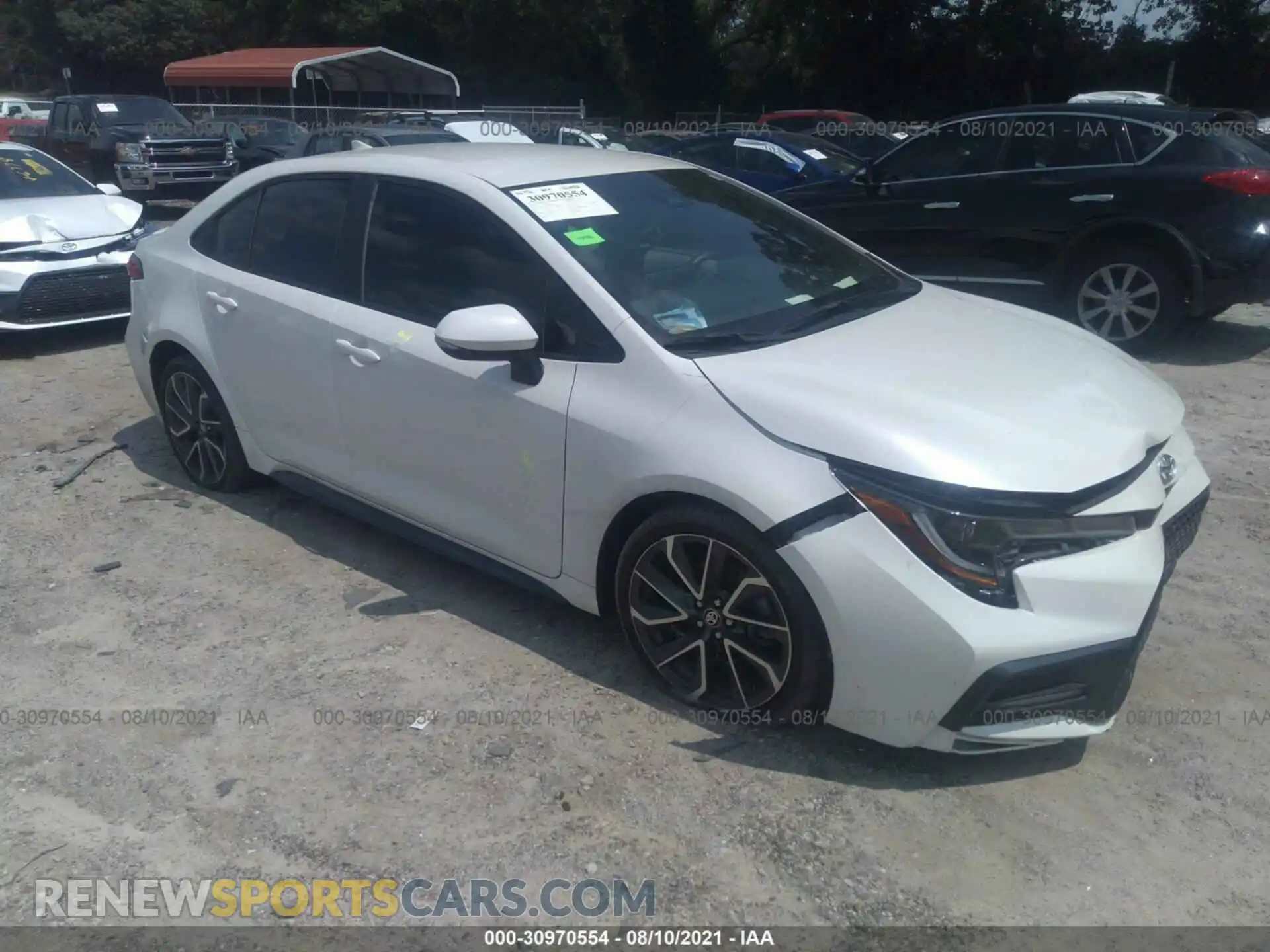 1 Photograph of a damaged car 5YFS4RCE1LP050702 TOYOTA COROLLA 2020