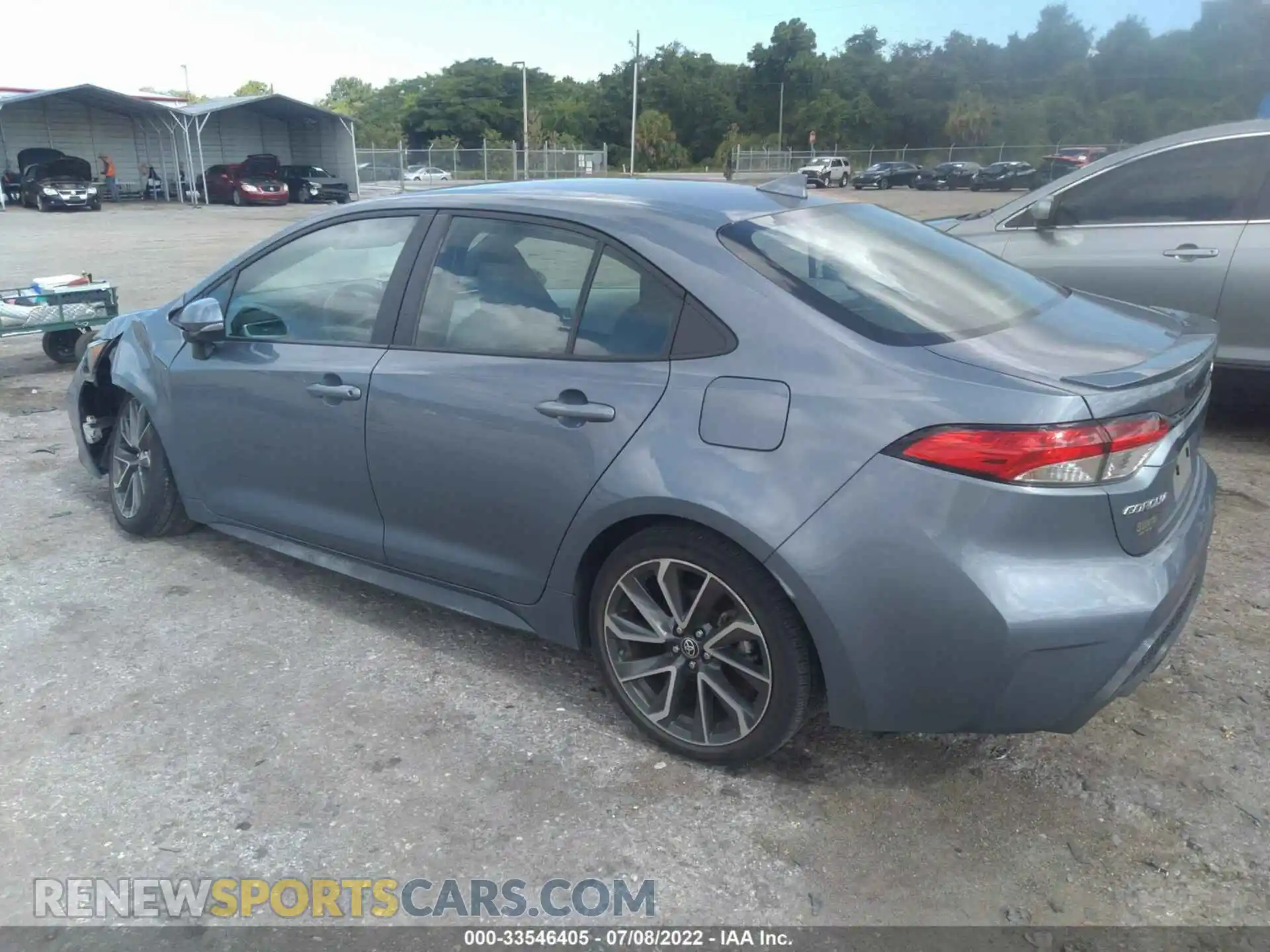 3 Photograph of a damaged car 5YFS4RCE1LP056483 TOYOTA COROLLA 2020