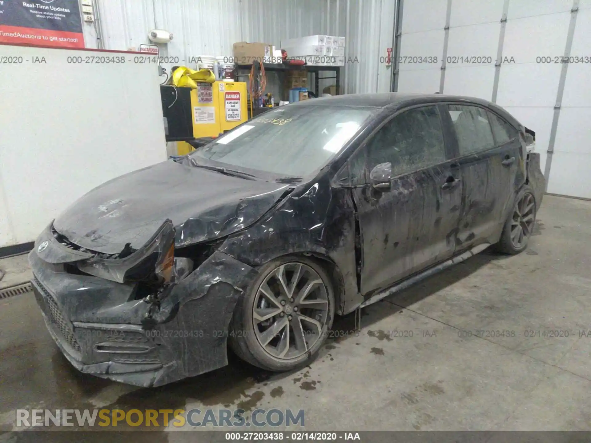 2 Photograph of a damaged car 5YFS4RCE2LP002710 TOYOTA COROLLA 2020