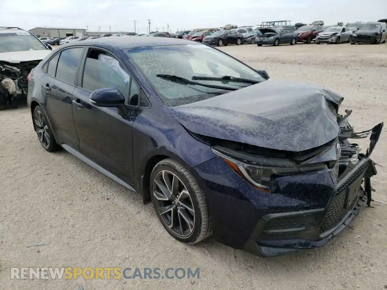 1 Photograph of a damaged car 5YFS4RCE2LP015778 TOYOTA COROLLA 2020
