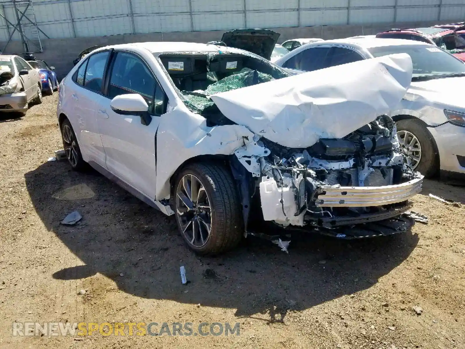 1 Photograph of a damaged car 5YFS4RCE2LP016073 TOYOTA COROLLA 2020