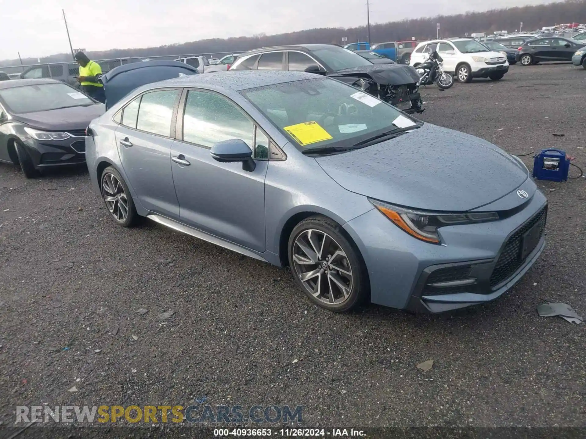 1 Photograph of a damaged car 5YFS4RCE2LP016526 TOYOTA COROLLA 2020