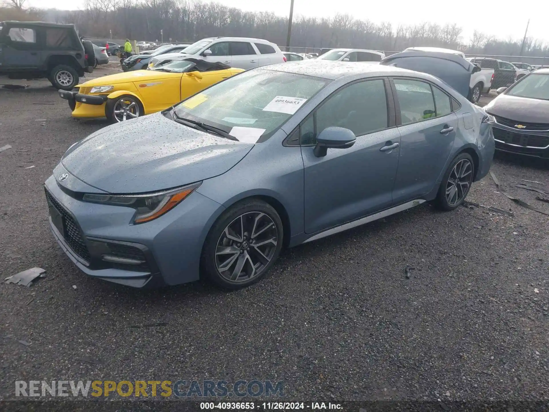 2 Photograph of a damaged car 5YFS4RCE2LP016526 TOYOTA COROLLA 2020