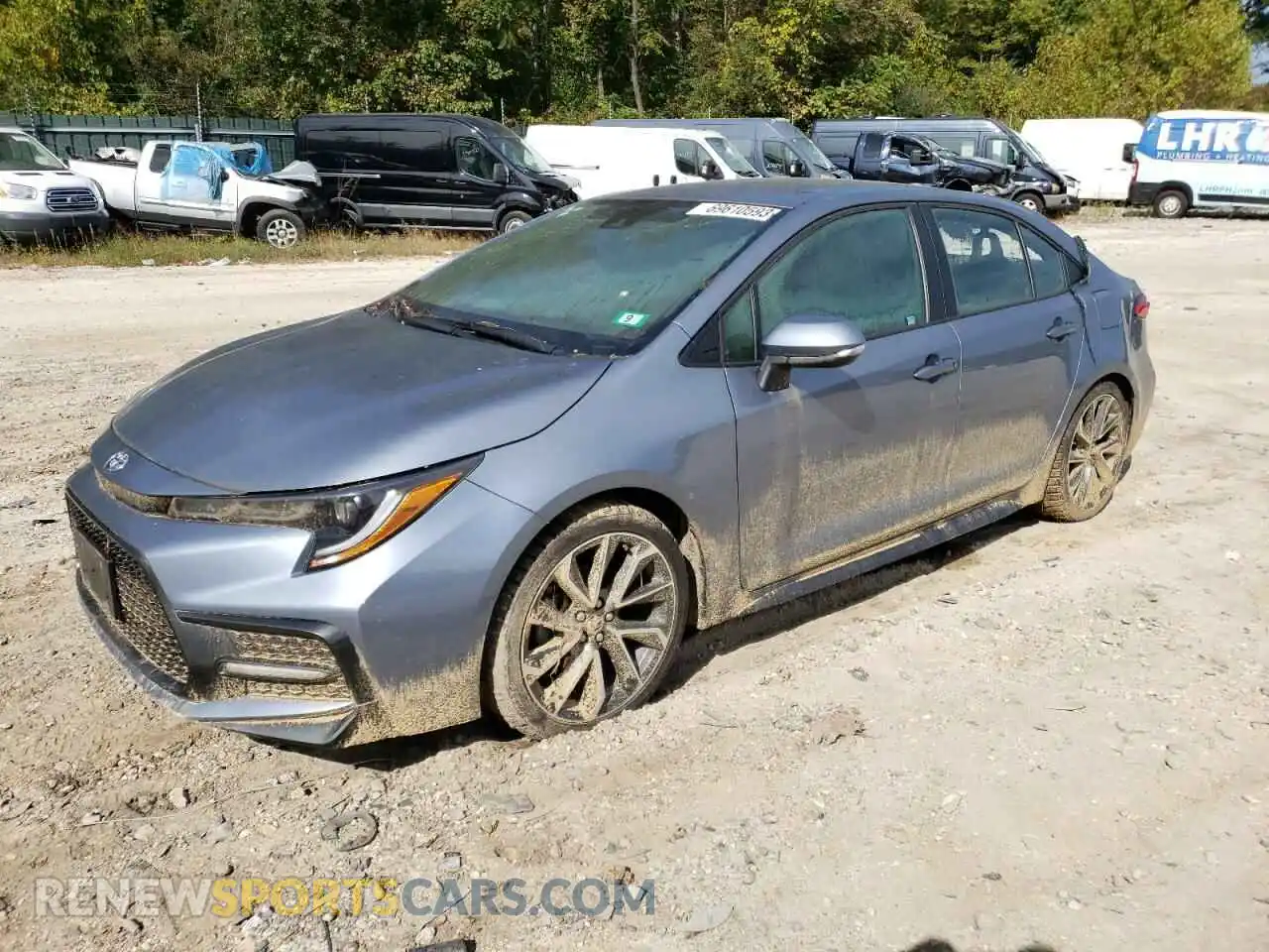 1 Photograph of a damaged car 5YFS4RCE2LP024352 TOYOTA COROLLA 2020