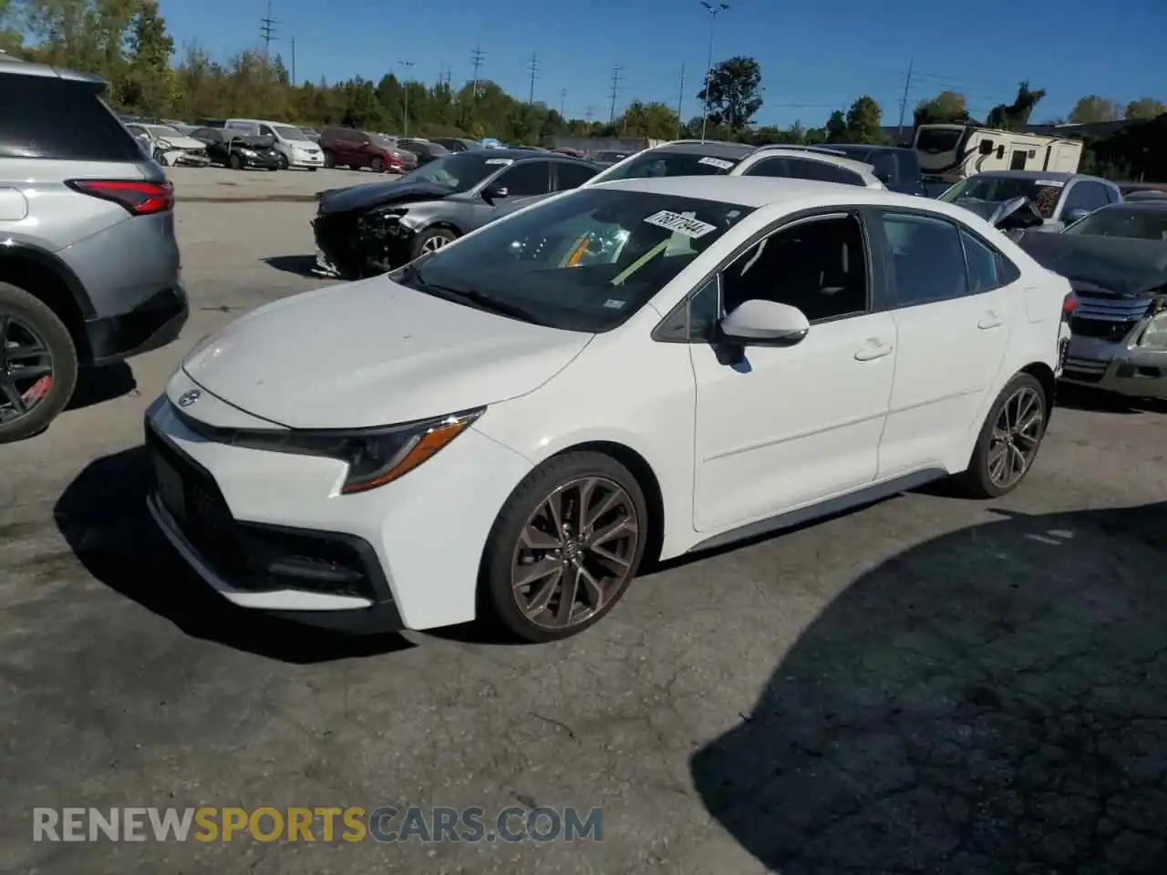 1 Photograph of a damaged car 5YFS4RCE2LP027994 TOYOTA COROLLA 2020