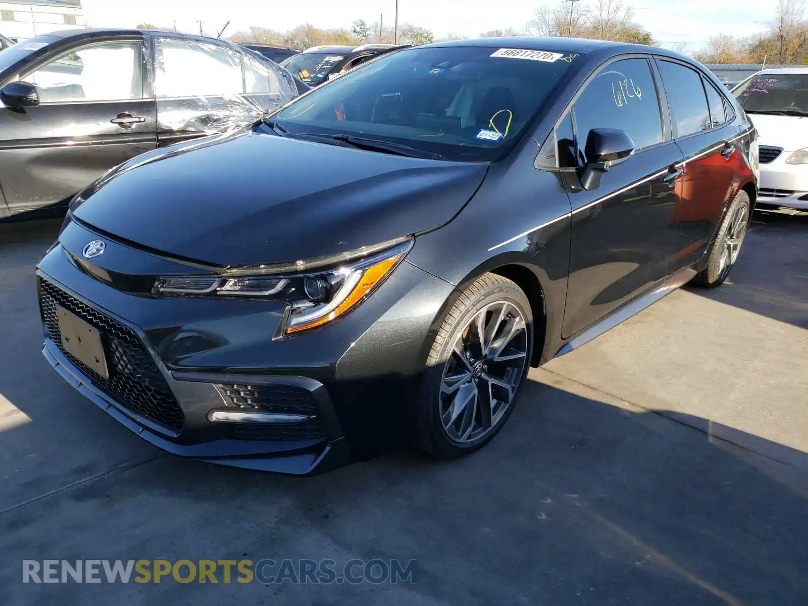 2 Photograph of a damaged car 5YFS4RCE2LP043077 TOYOTA COROLLA 2020