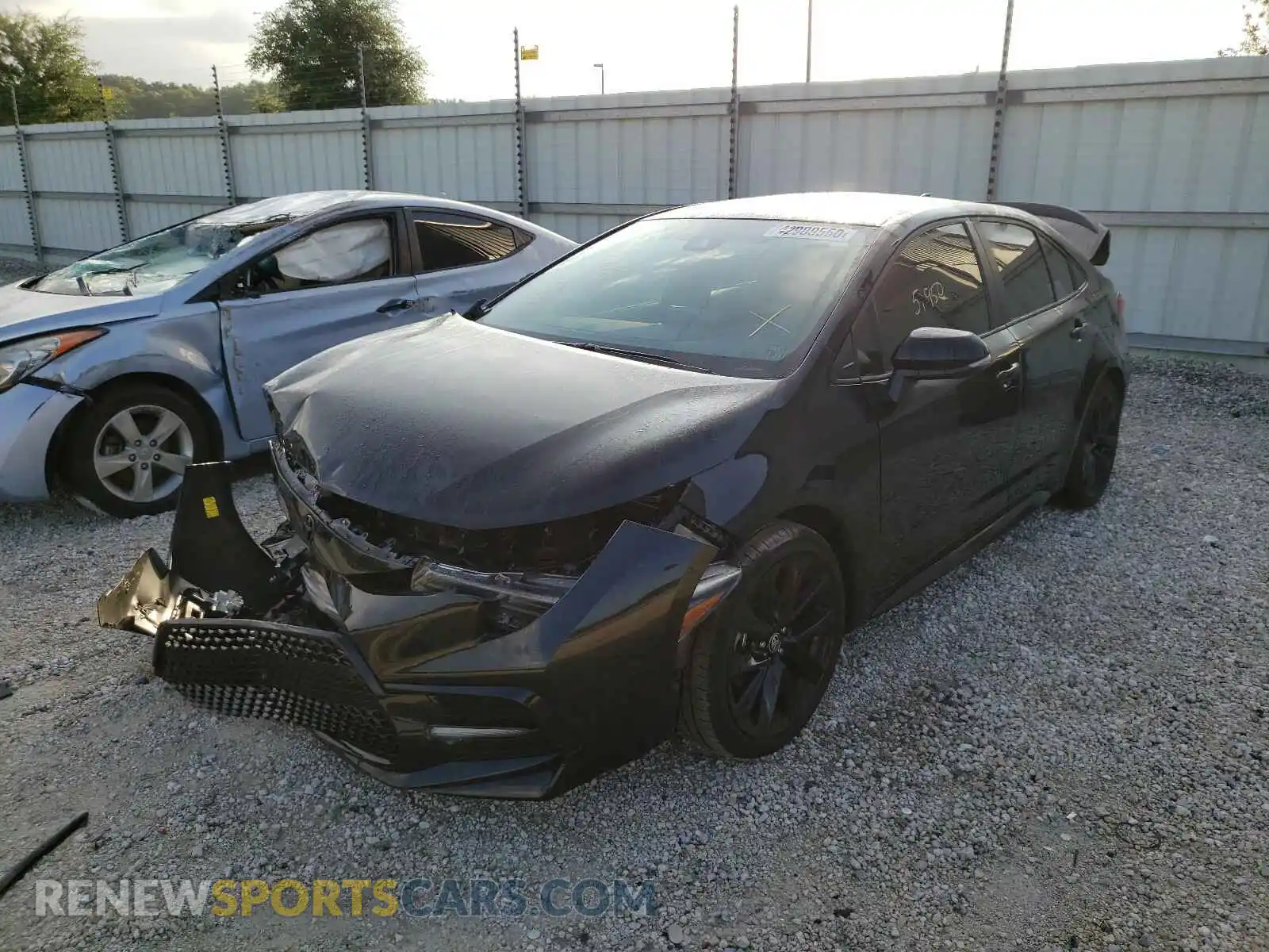 2 Photograph of a damaged car 5YFS4RCE2LP048554 TOYOTA COROLLA 2020