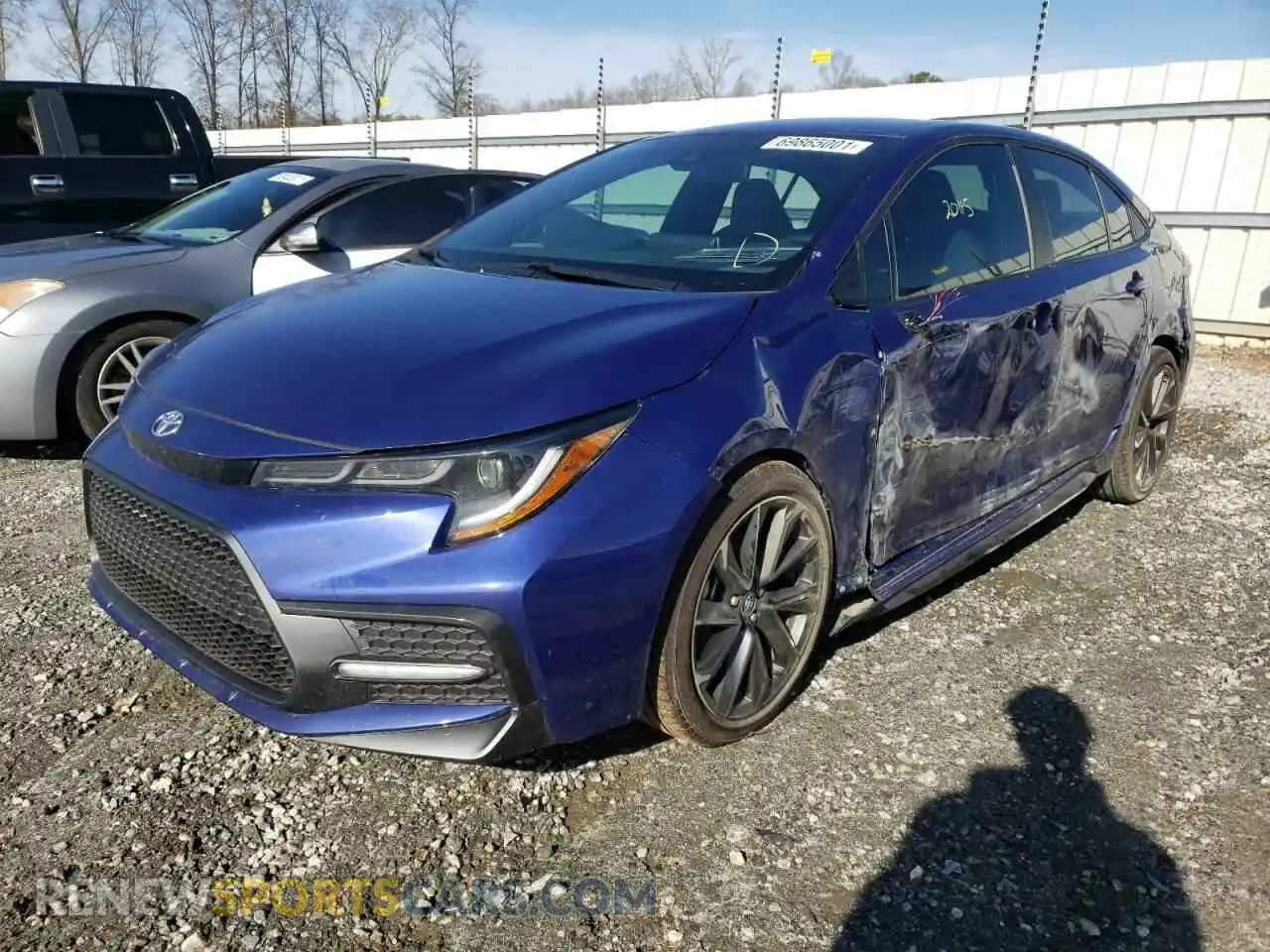 2 Photograph of a damaged car 5YFS4RCE2LP049171 TOYOTA COROLLA 2020
