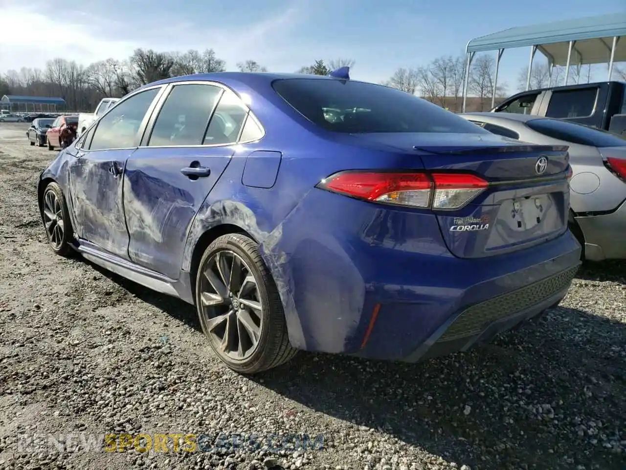 3 Photograph of a damaged car 5YFS4RCE2LP049171 TOYOTA COROLLA 2020