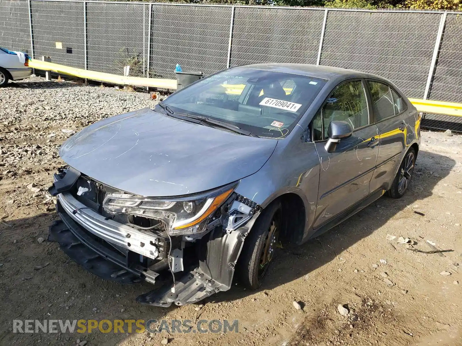 2 Photograph of a damaged car 5YFS4RCE2LP052541 TOYOTA COROLLA 2020