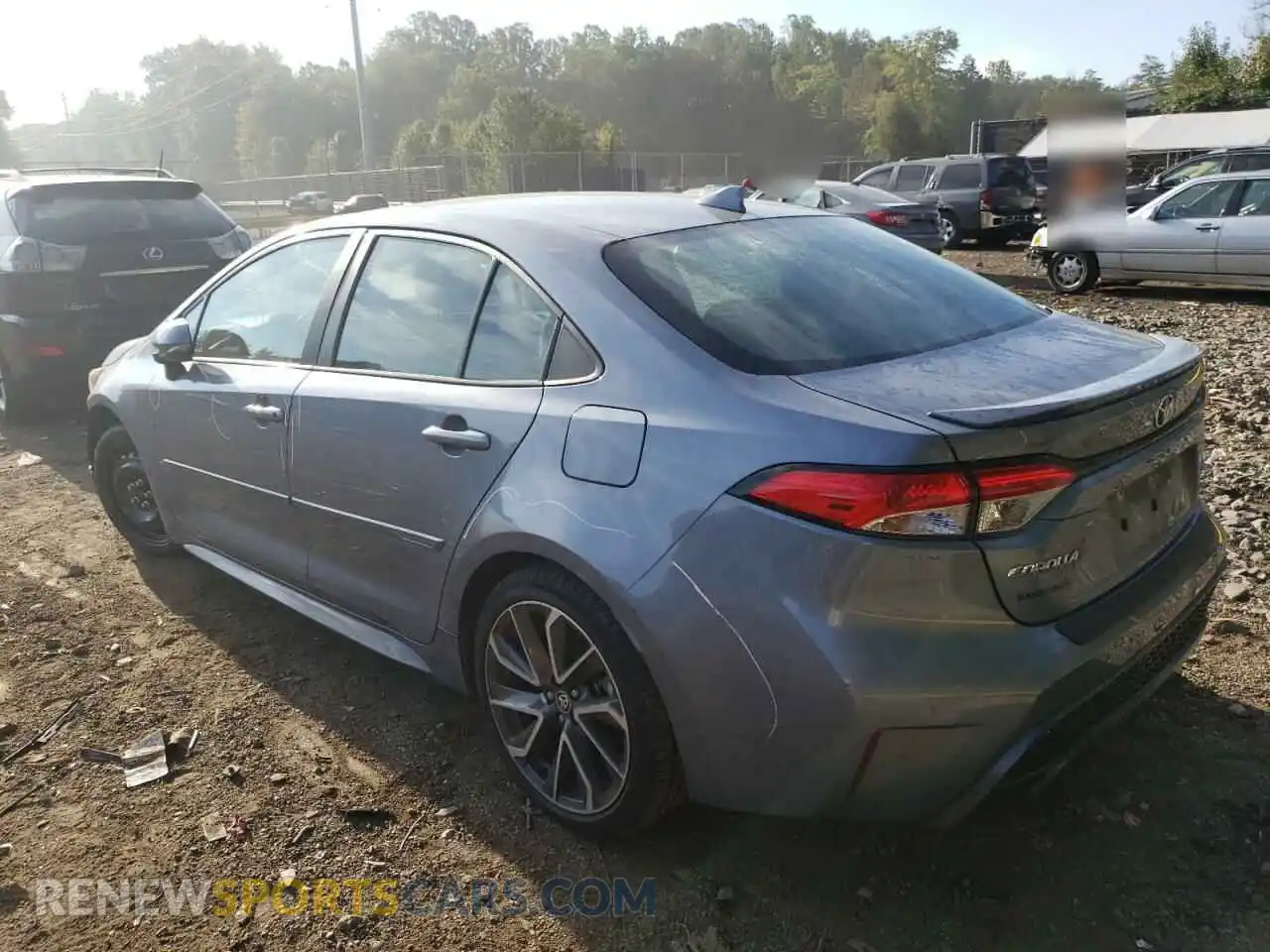 3 Photograph of a damaged car 5YFS4RCE2LP052541 TOYOTA COROLLA 2020