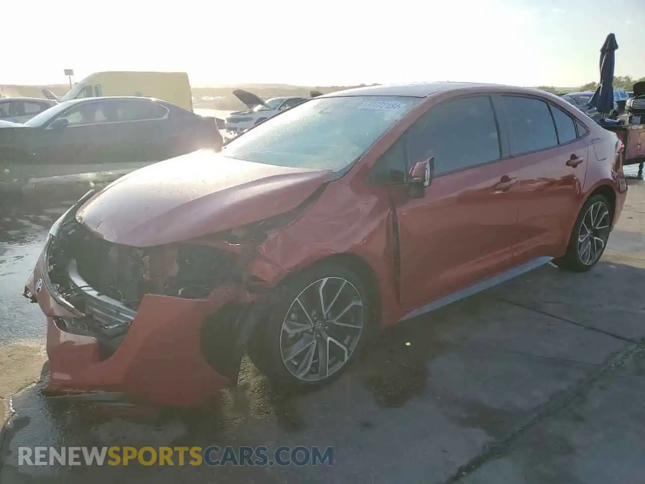 1 Photograph of a damaged car 5YFS4RCE3LP015014 TOYOTA COROLLA 2020
