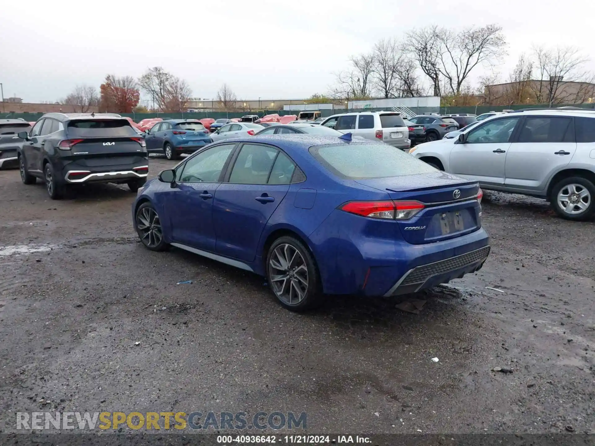 3 fotografías del automóvil dañado 5YFS4RCE3LP017300 TOYOTA COROLLA 2020
