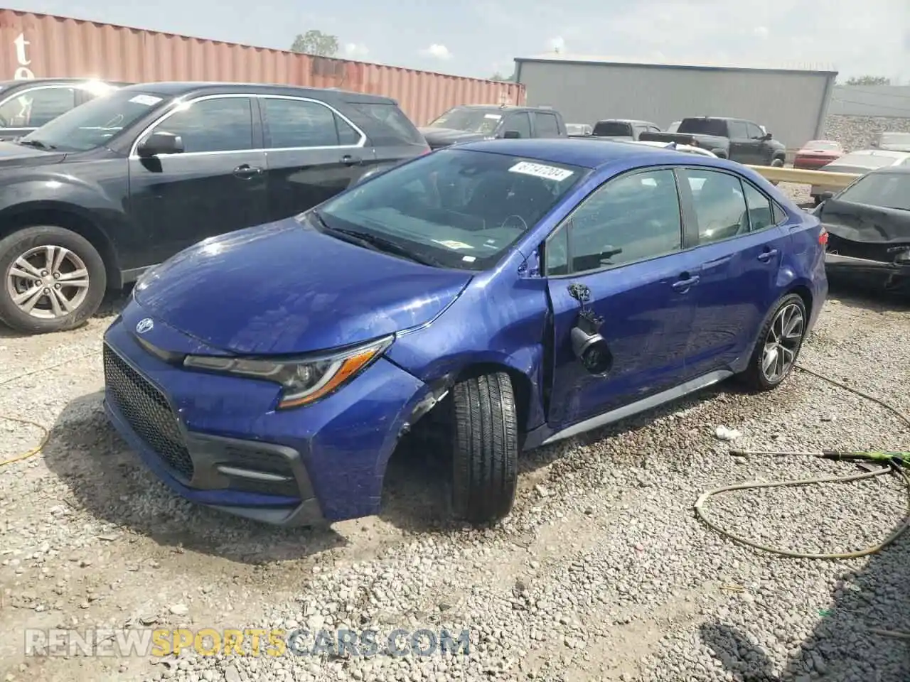1 Photograph of a damaged car 5YFS4RCE3LP027468 TOYOTA COROLLA 2020