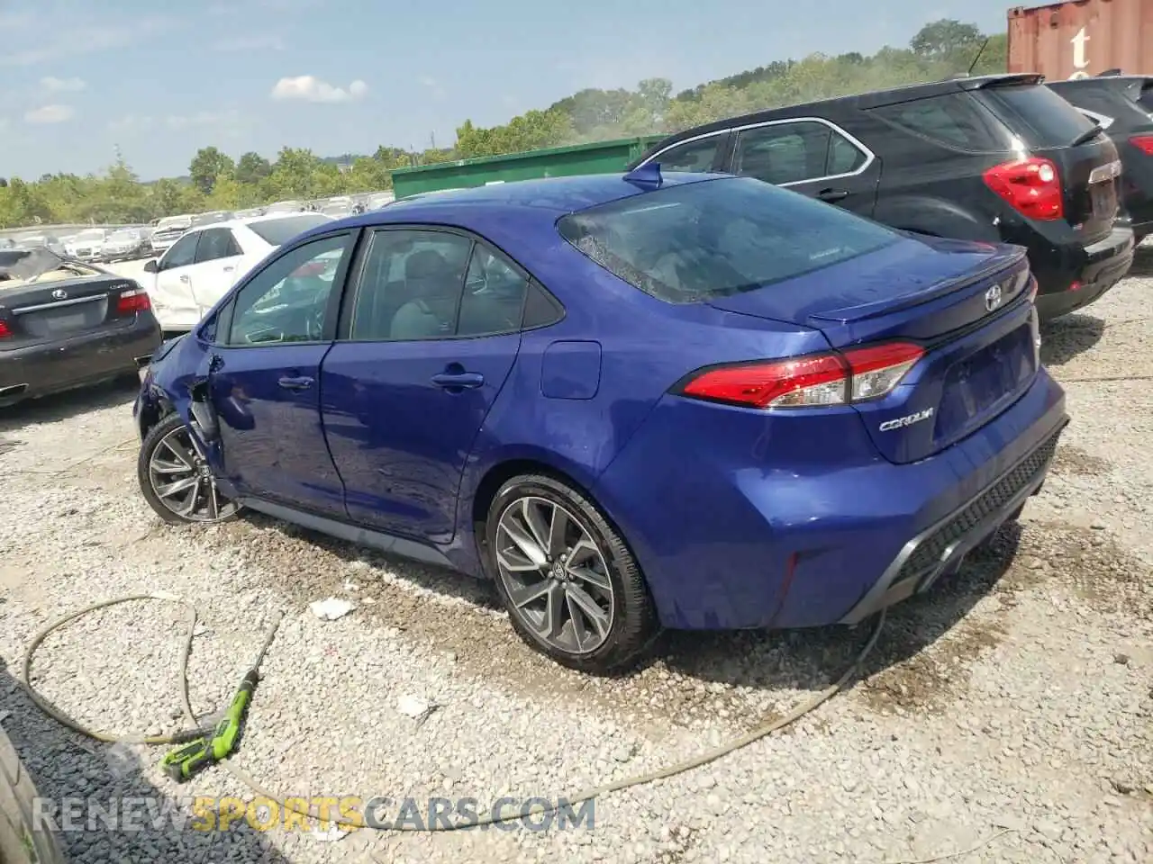 2 Photograph of a damaged car 5YFS4RCE3LP027468 TOYOTA COROLLA 2020