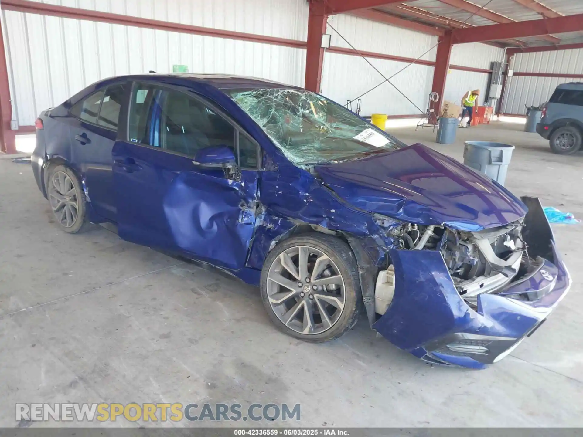 1 Photograph of a damaged car 5YFS4RCE3LP029284 TOYOTA COROLLA 2020