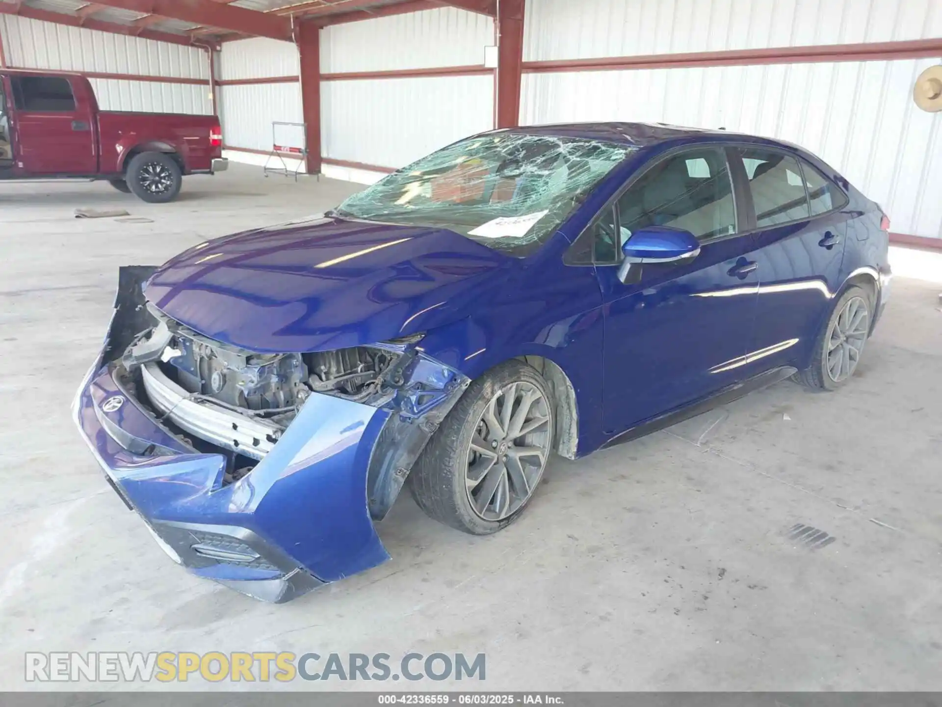 2 Photograph of a damaged car 5YFS4RCE3LP029284 TOYOTA COROLLA 2020