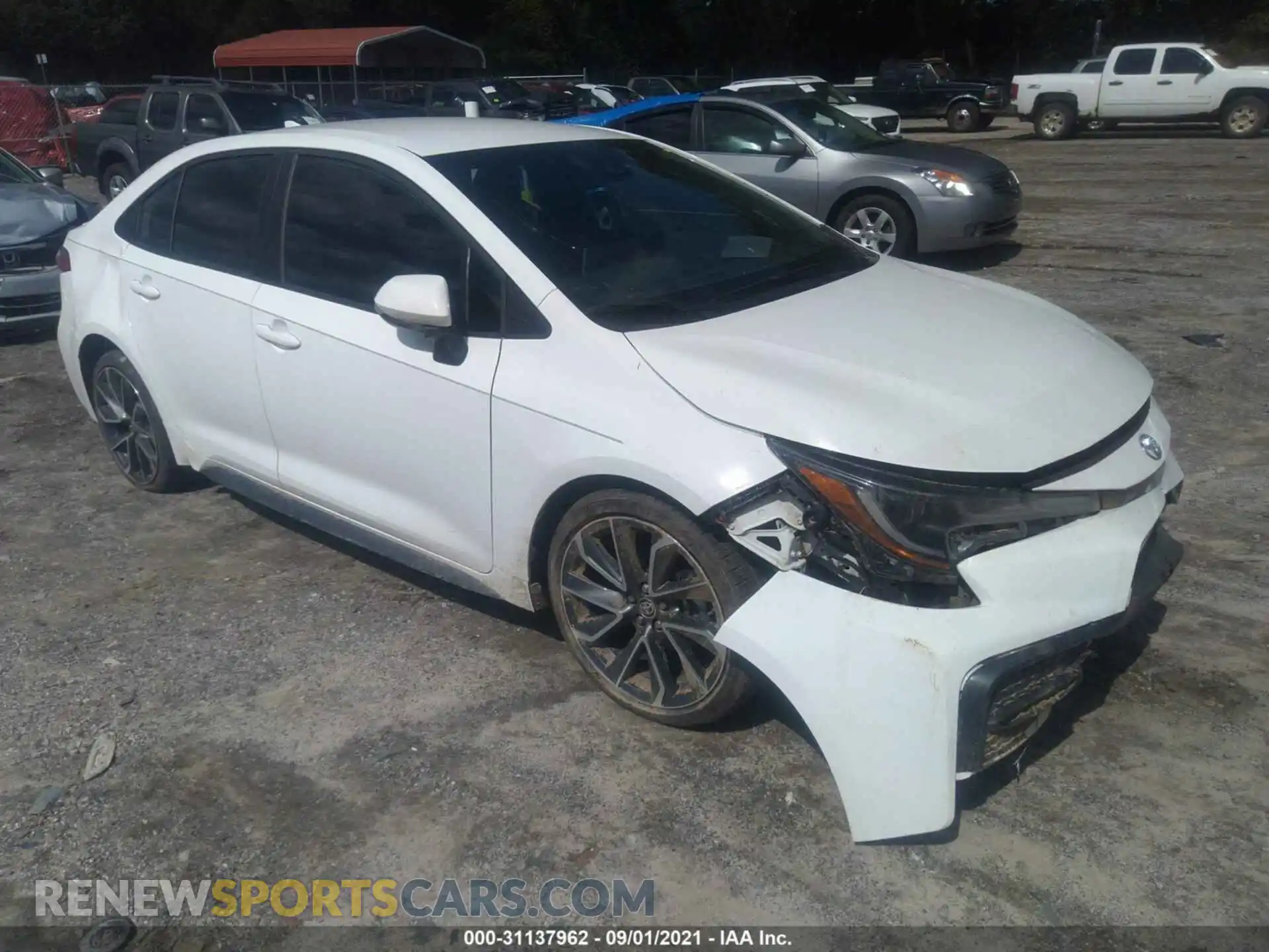 1 Photograph of a damaged car 5YFS4RCE3LP031861 TOYOTA COROLLA 2020