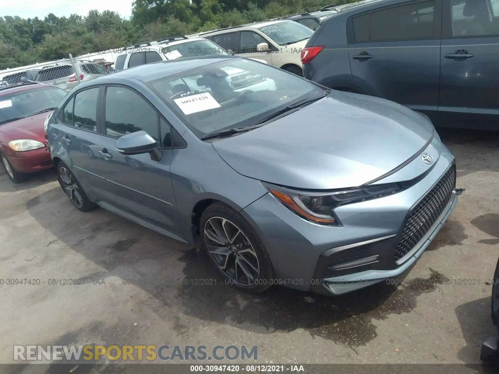 1 Photograph of a damaged car 5YFS4RCE3LP036560 TOYOTA COROLLA 2020