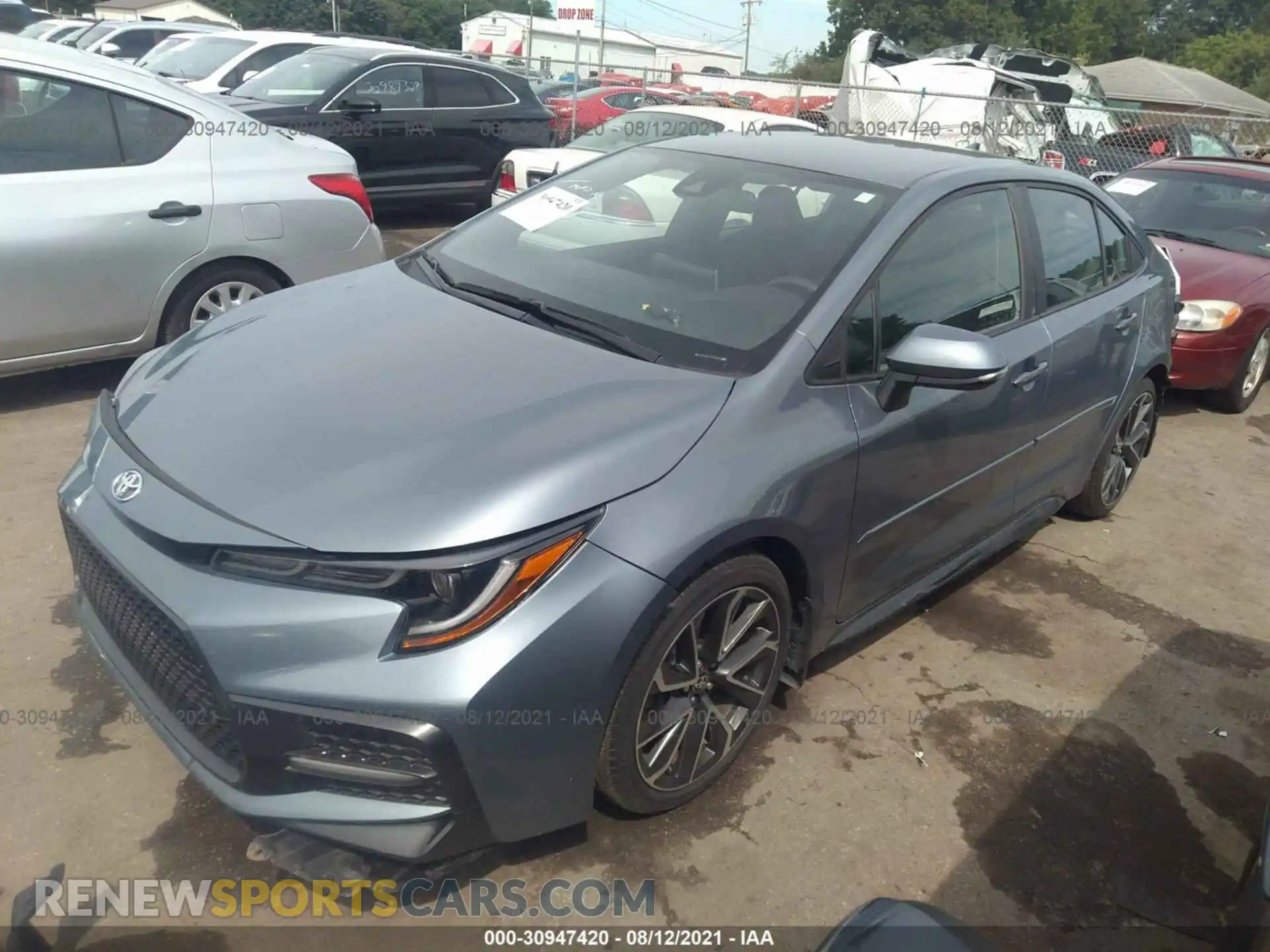 2 Photograph of a damaged car 5YFS4RCE3LP036560 TOYOTA COROLLA 2020