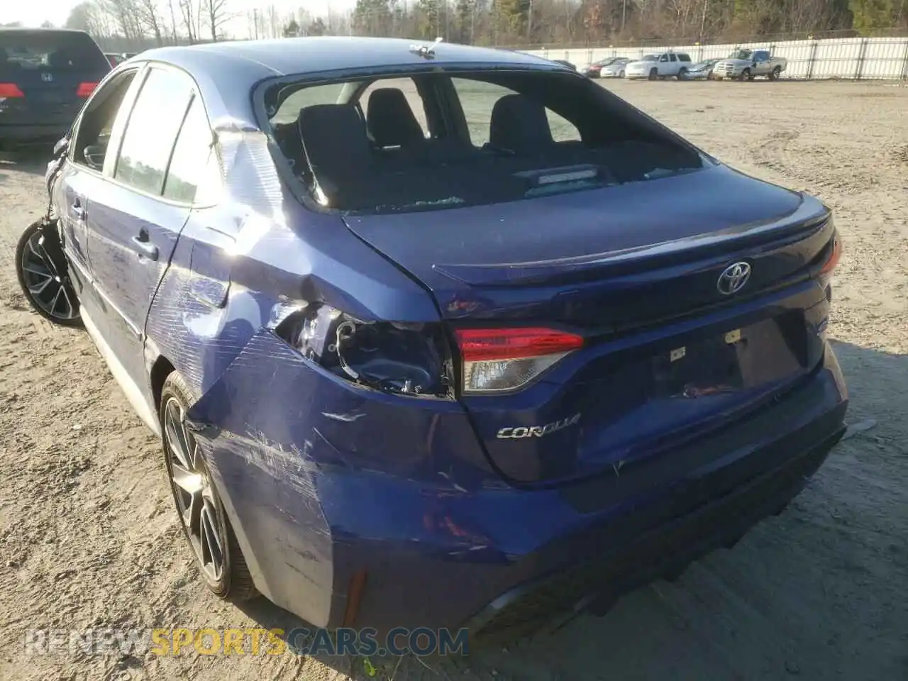 3 Photograph of a damaged car 5YFS4RCE3LP047459 TOYOTA COROLLA 2020