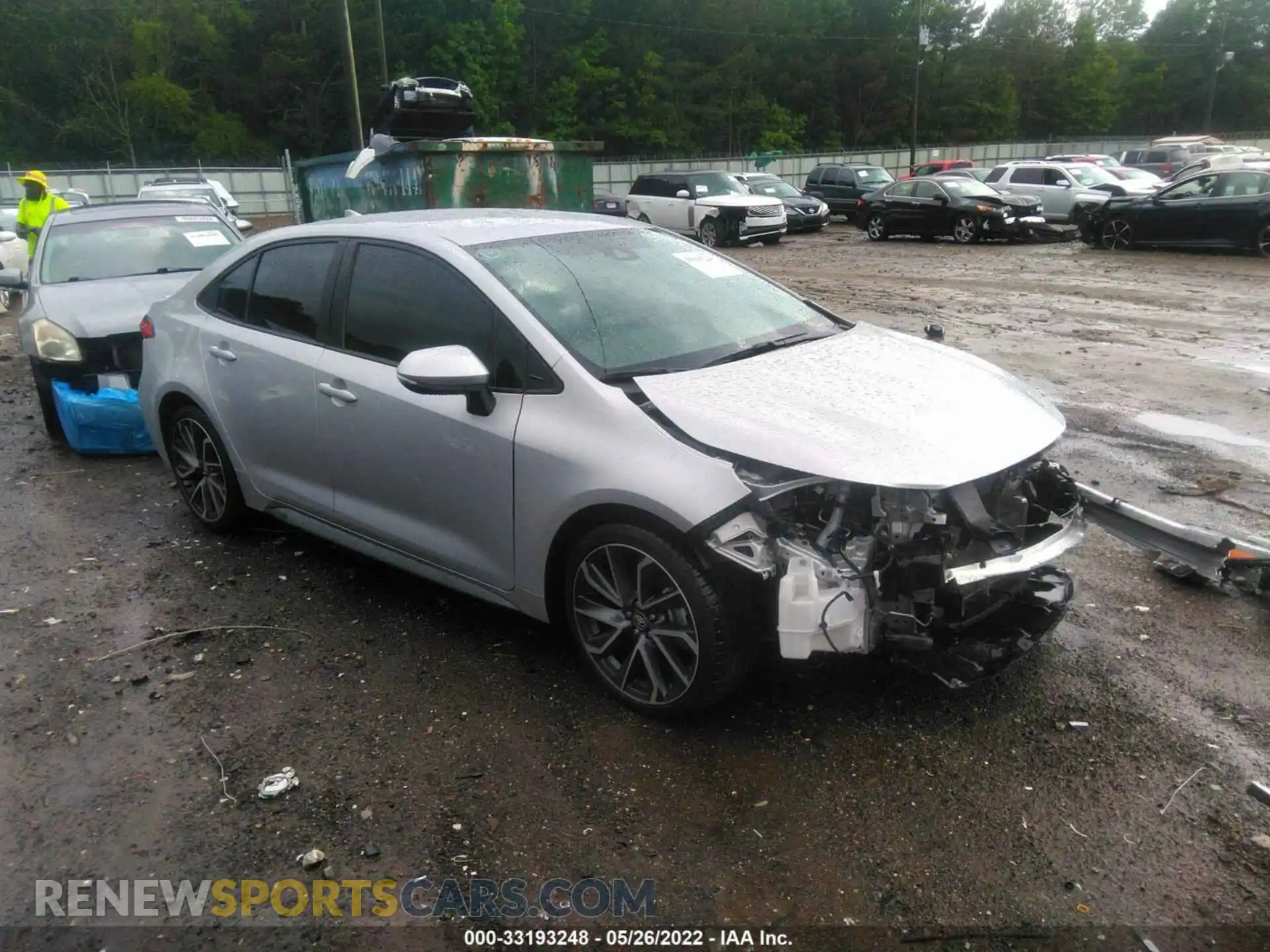 1 fotografías del automóvil dañado 5YFS4RCE3LP052791 TOYOTA COROLLA 2020