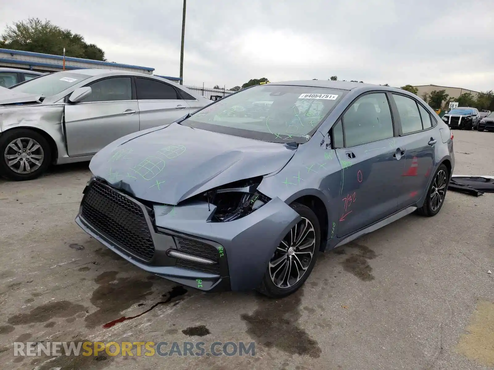 2 Фотография поврежденного автомобиля 5YFS4RCE3LP056971 TOYOTA COROLLA 2020