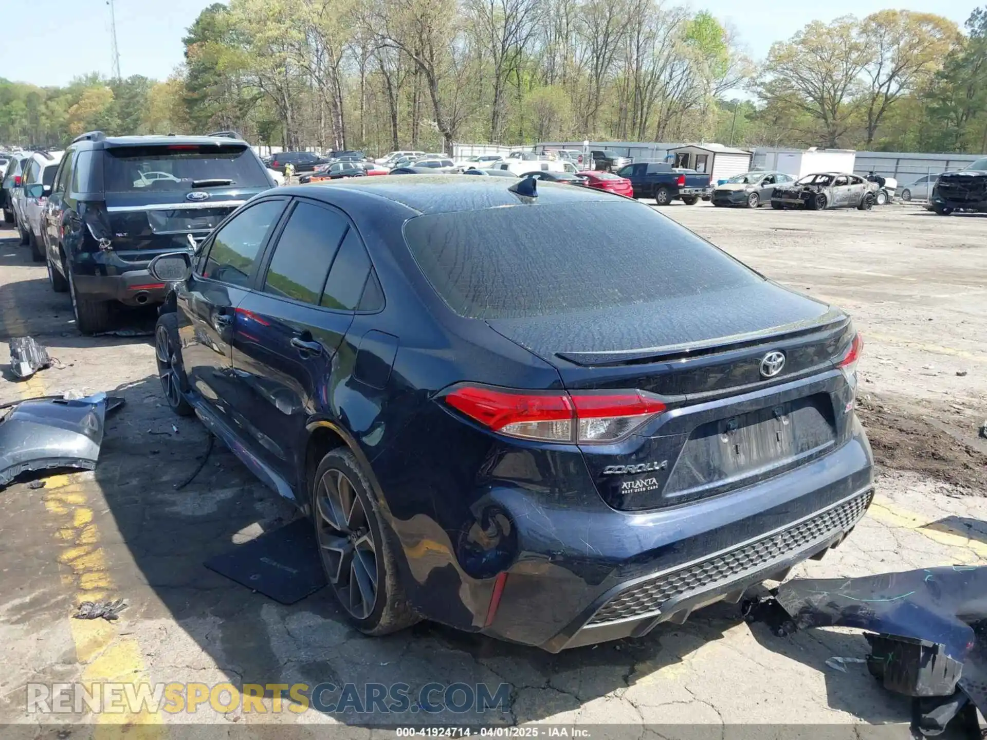 3 Фотография поврежденного автомобиля 5YFS4RCE4LP007021 TOYOTA COROLLA 2020