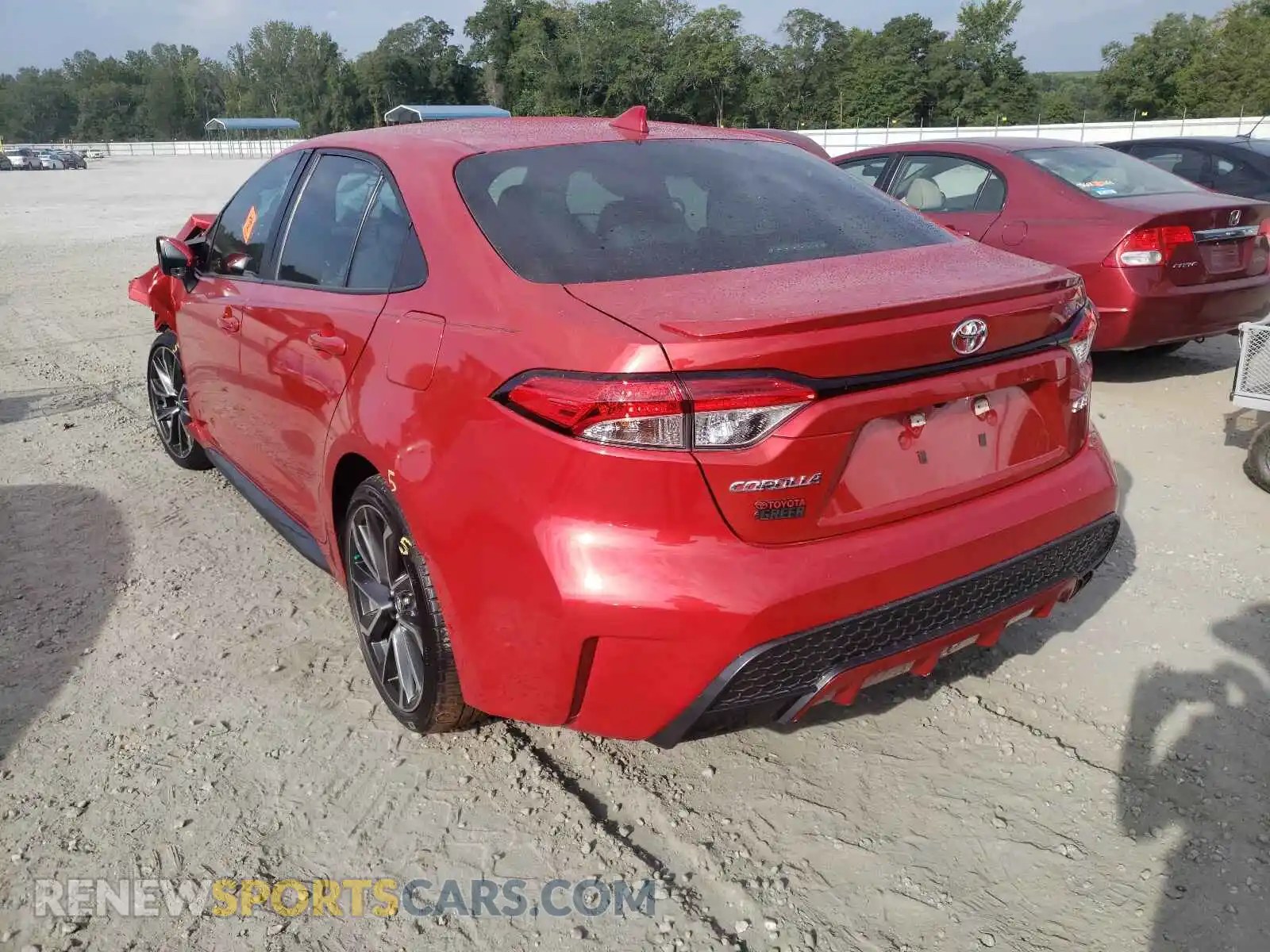 3 Photograph of a damaged car 5YFS4RCE4LP016253 TOYOTA COROLLA 2020