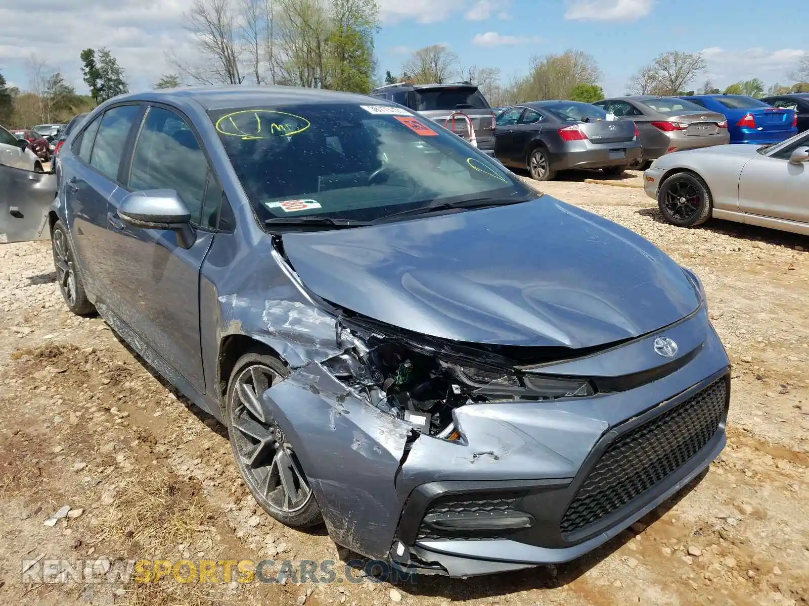 1 fotografías del automóvil dañado 5YFS4RCE4LP019444 TOYOTA COROLLA 2020