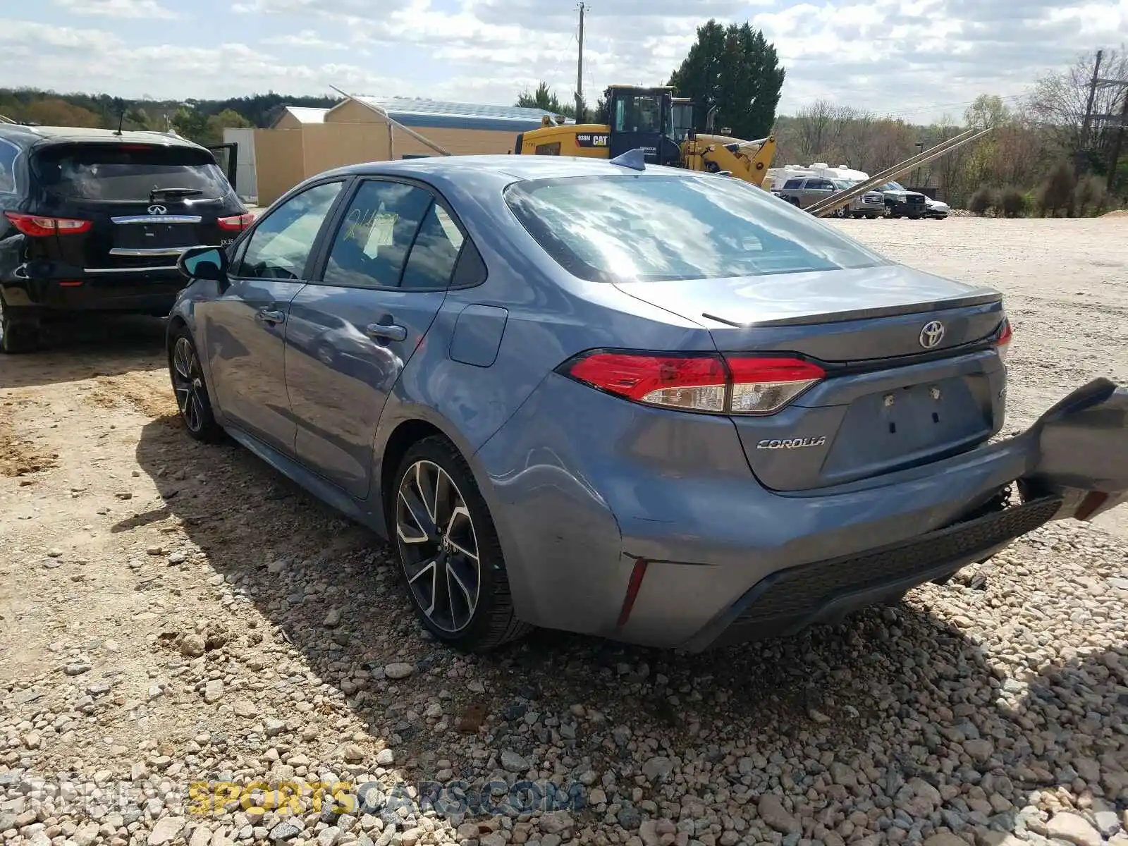 3 fotografías del automóvil dañado 5YFS4RCE4LP019444 TOYOTA COROLLA 2020