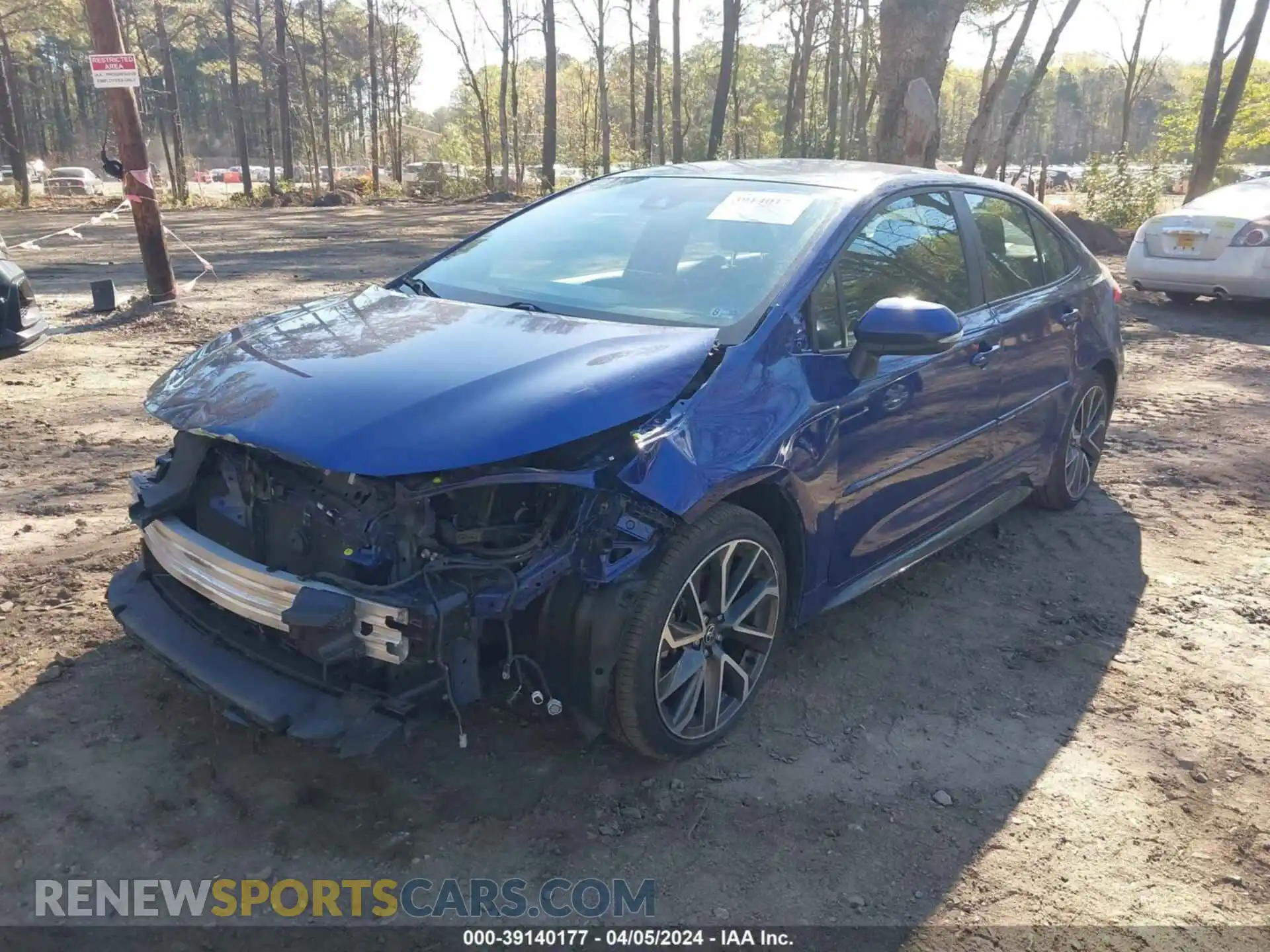 2 Photograph of a damaged car 5YFS4RCE4LP023459 TOYOTA COROLLA 2020