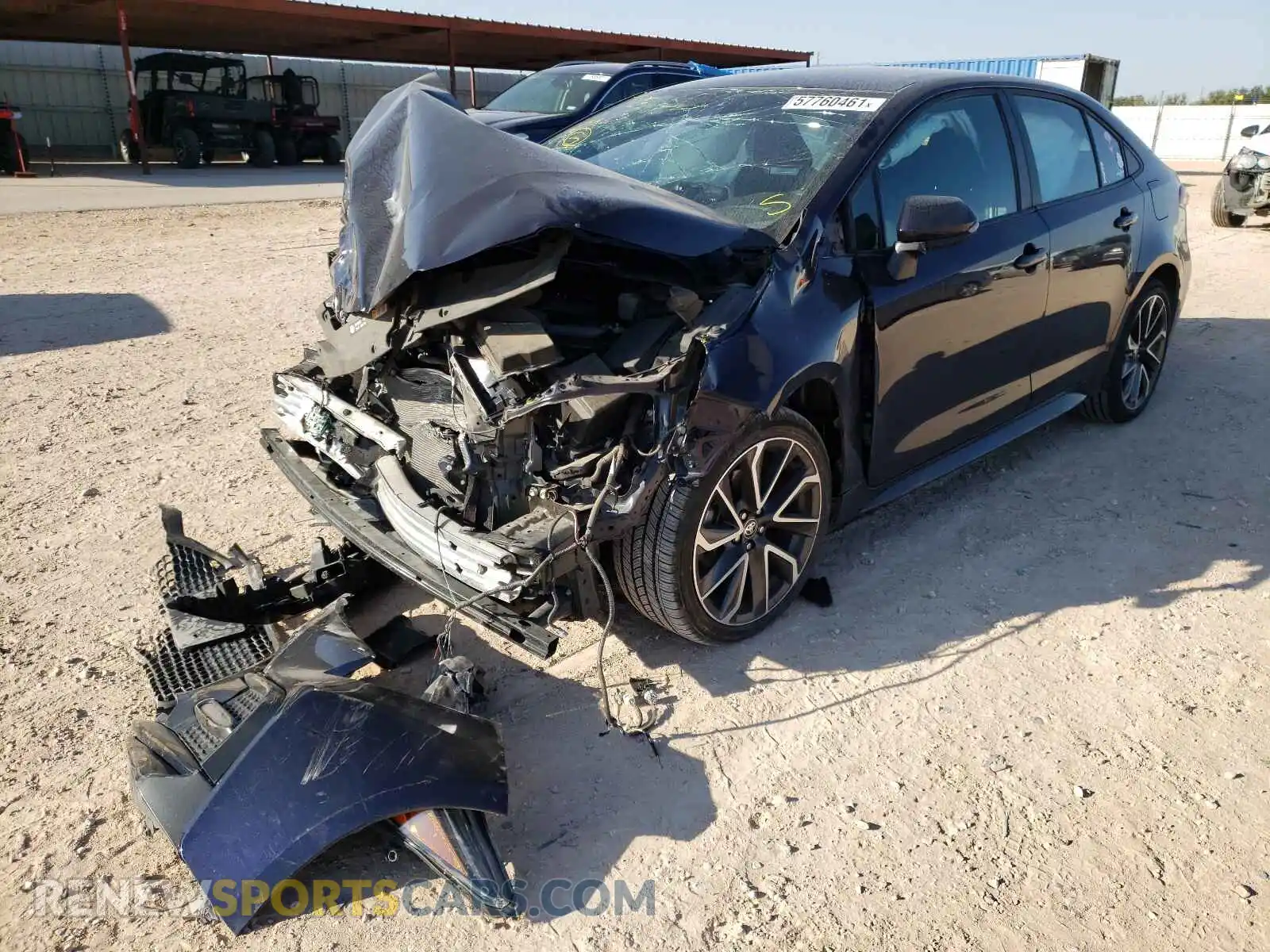 2 Photograph of a damaged car 5YFS4RCE4LP026233 TOYOTA COROLLA 2020