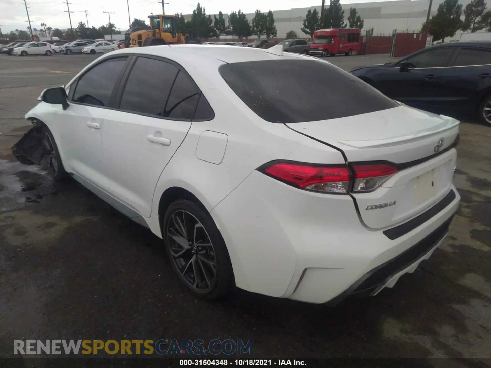 3 Photograph of a damaged car 5YFS4RCE4LP029147 TOYOTA COROLLA 2020