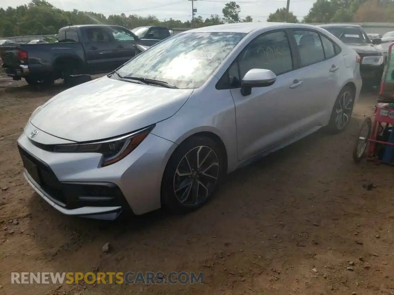 2 Photograph of a damaged car 5YFS4RCE4LP031593 TOYOTA COROLLA 2020