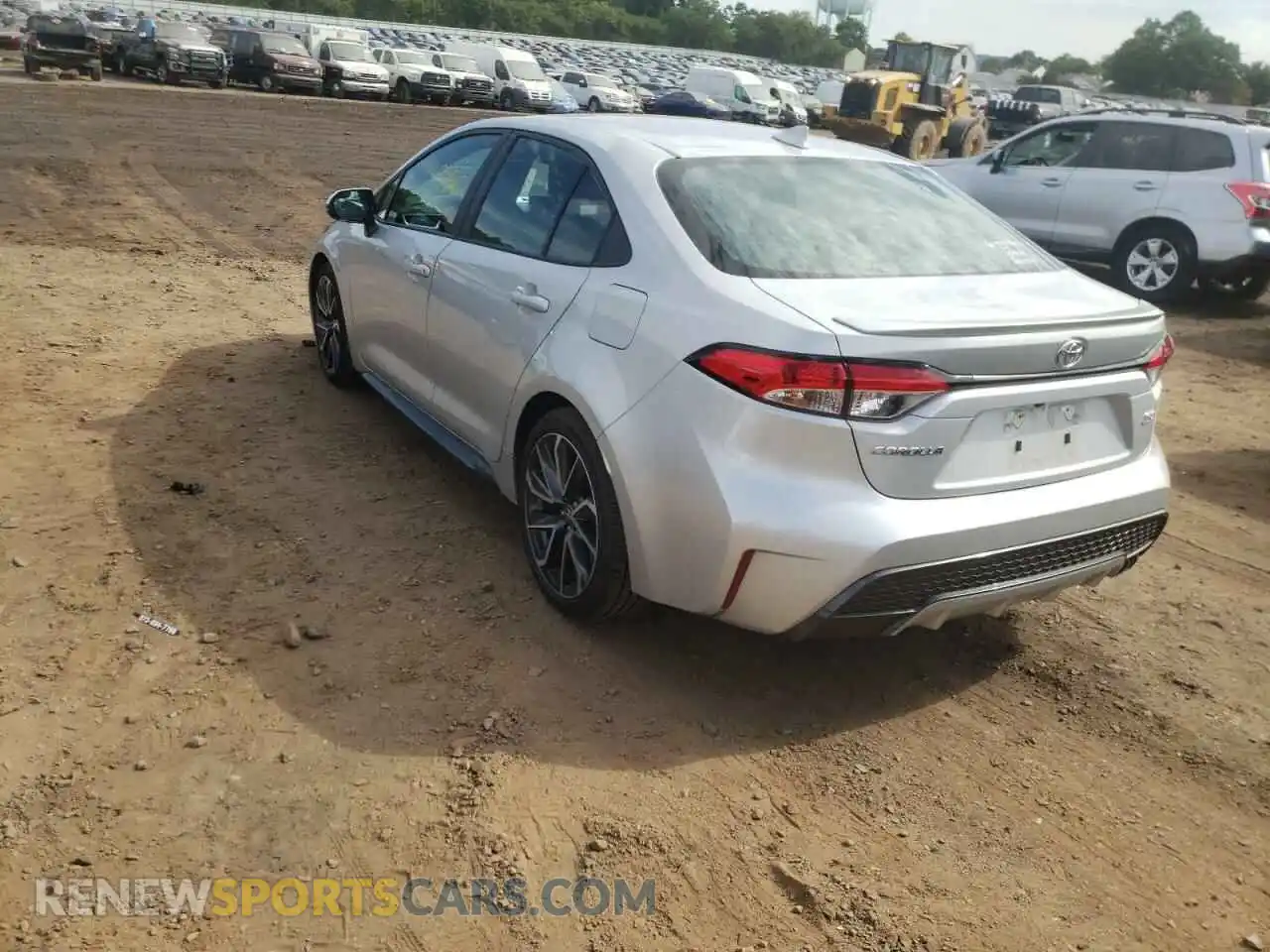 3 Photograph of a damaged car 5YFS4RCE4LP031593 TOYOTA COROLLA 2020