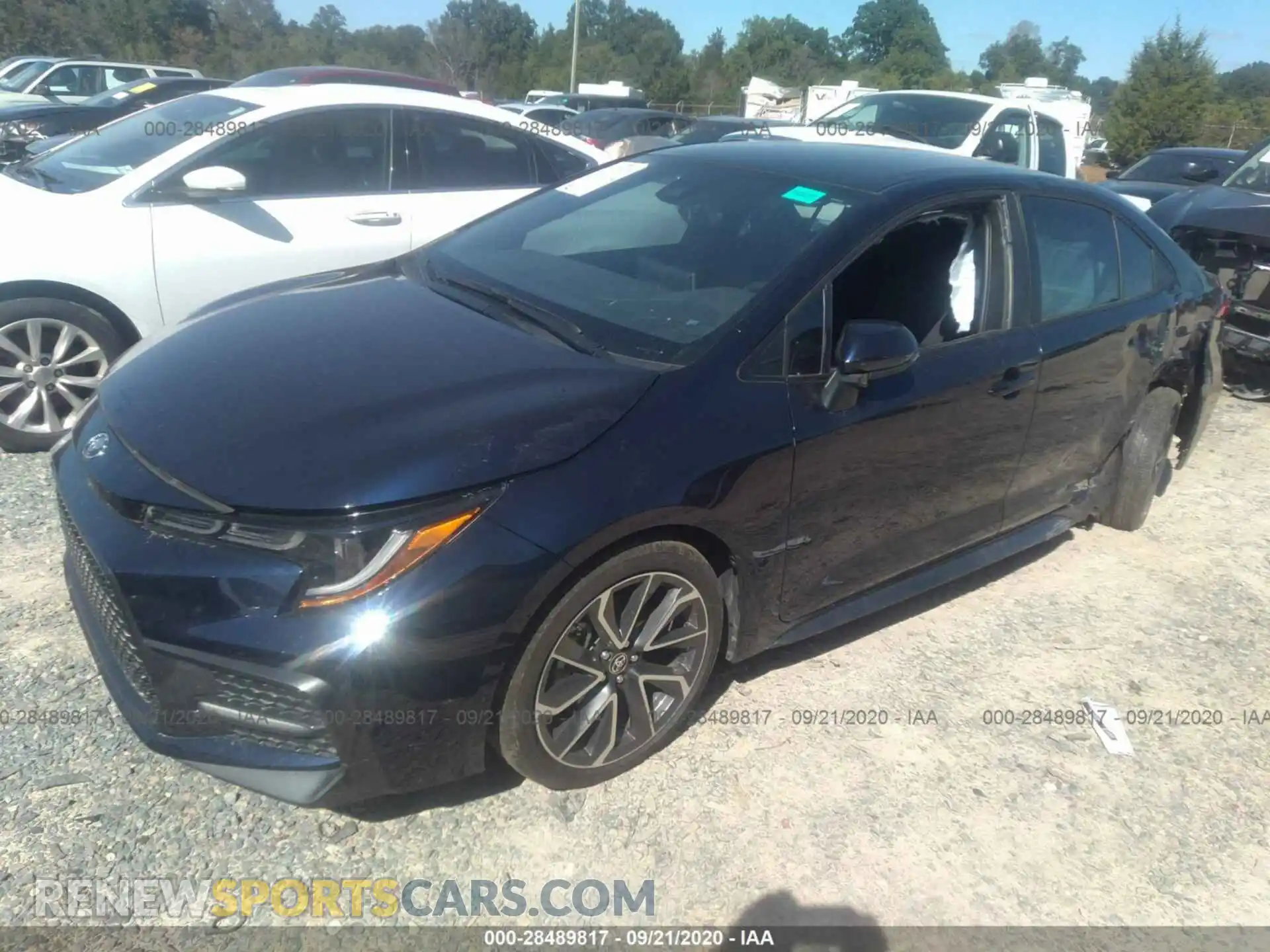 2 Photograph of a damaged car 5YFS4RCE4LP032646 TOYOTA COROLLA 2020