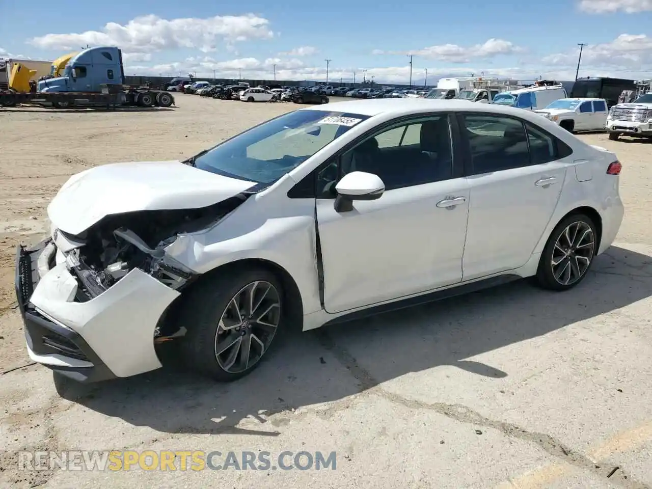 1 Photograph of a damaged car 5YFS4RCE4LP035577 TOYOTA COROLLA 2020
