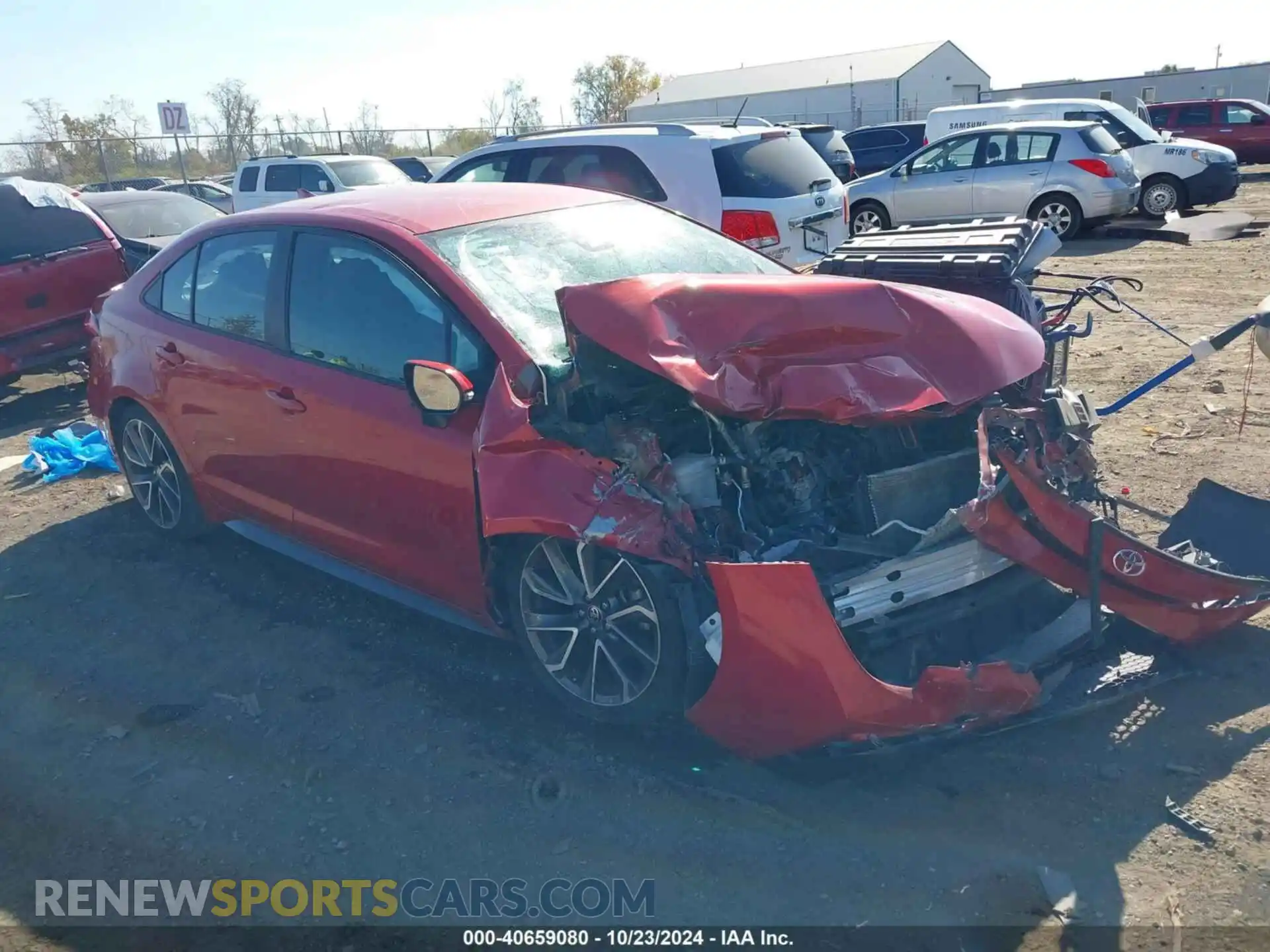1 Photograph of a damaged car 5YFS4RCE4LP042304 TOYOTA COROLLA 2020