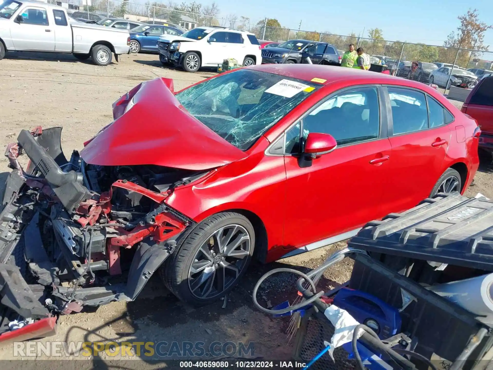 2 Photograph of a damaged car 5YFS4RCE4LP042304 TOYOTA COROLLA 2020