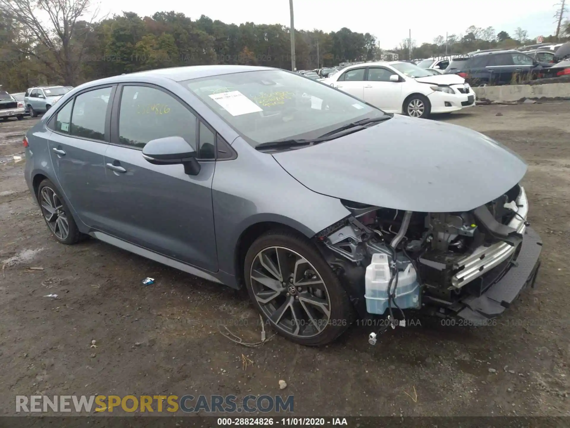 1 Photograph of a damaged car 5YFS4RCE4LP043372 TOYOTA COROLLA 2020