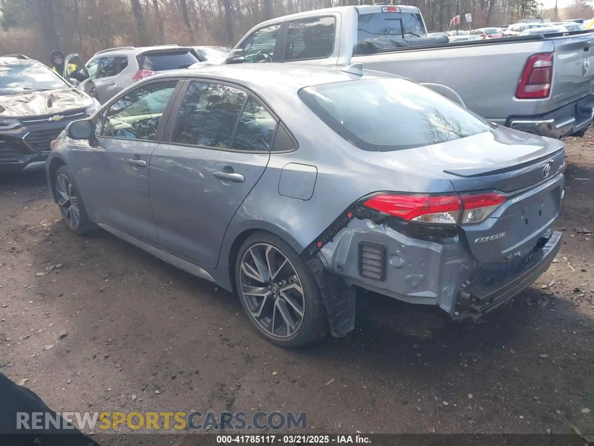 3 Photograph of a damaged car 5YFS4RCE4LP044683 TOYOTA COROLLA 2020