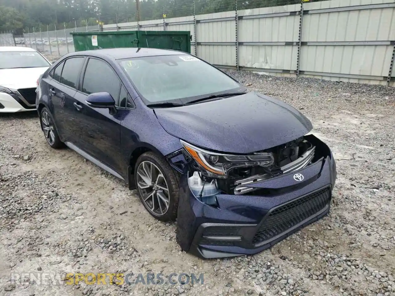 1 Photograph of a damaged car 5YFS4RCE4LP051195 TOYOTA COROLLA 2020