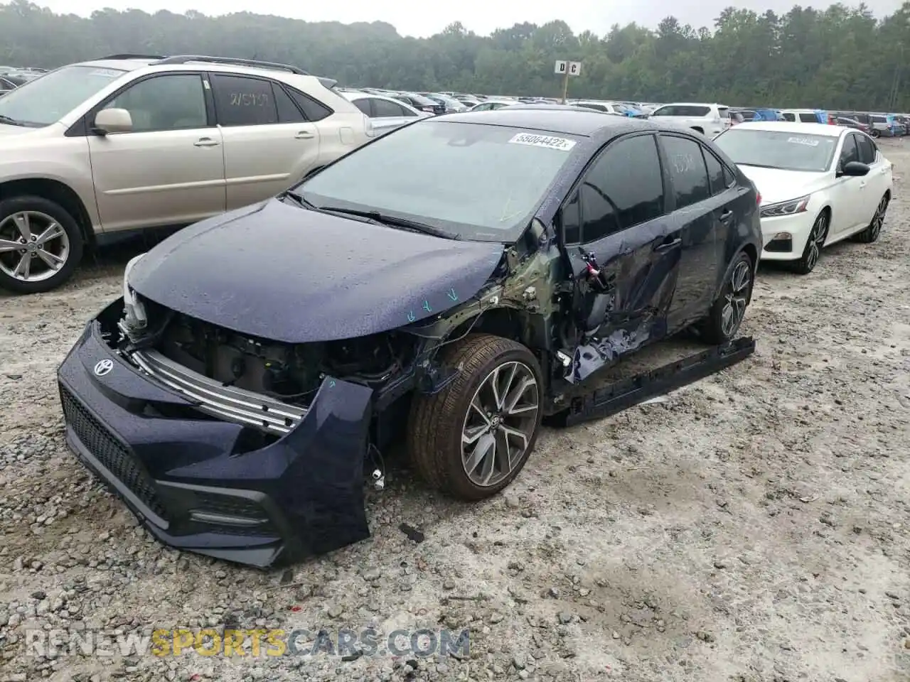 2 Photograph of a damaged car 5YFS4RCE4LP051195 TOYOTA COROLLA 2020